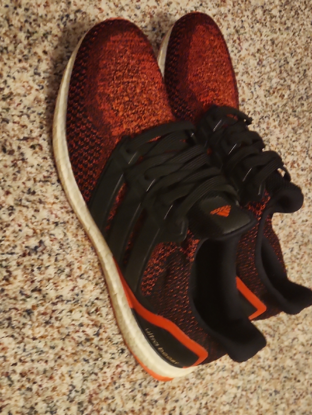 Men's Adidas Ultraboost 2.0 Running Sneakers - Red/Black